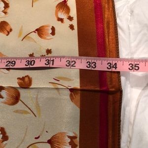 Accessories - 🌻🌻Silk scarf. 34” X 35”. New. Never worn Accessories - 🌻🌻Silk scarf. 34” X 35”. New. Never worn